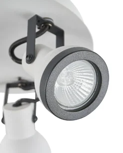 3 lys-spotlight BARO Justerbar Metal Hvid