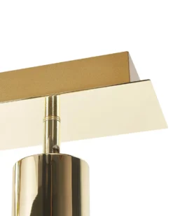 4 lys-spotlight TIGRIS Guld Metal Justerbar