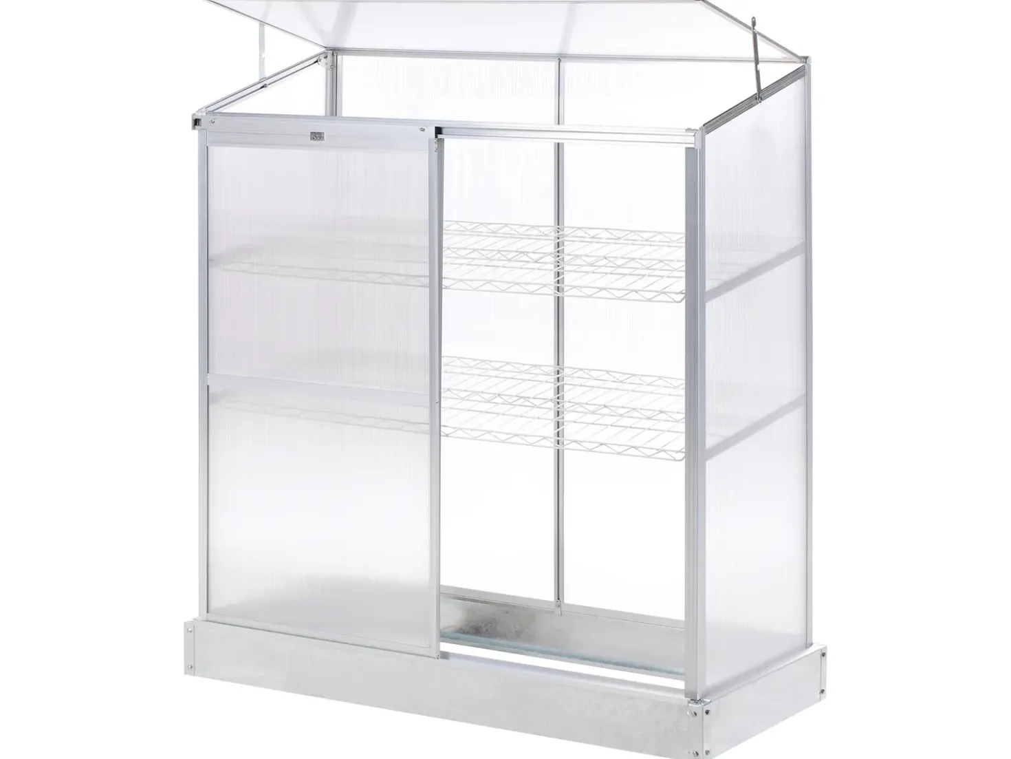 Altan-drivhus LECCE Sølv 59 cm
