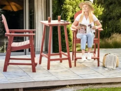 Altansæt ADIRONDACK Rød