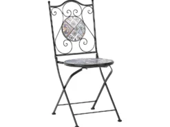 Altansæt Foldbar CIVITA Metal Sort