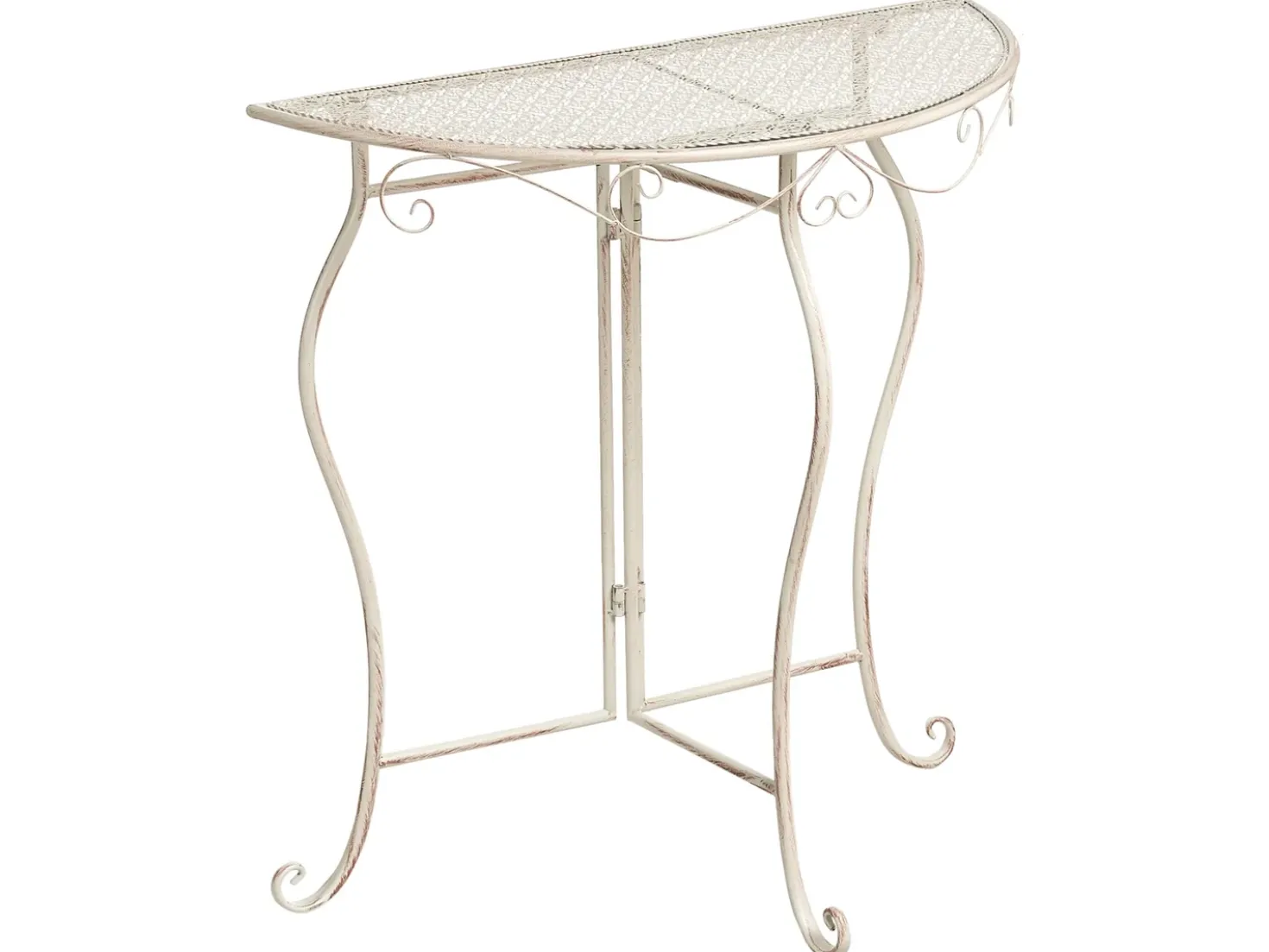 Altansæt Foldbar FOLELLI Metal Lys Beige