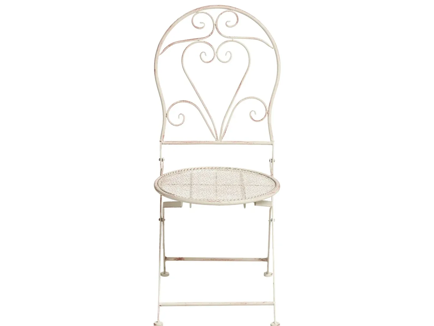 Altansæt Foldbar FOLELLI Metal Lys Beige