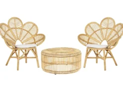 Altansæt med puder FLORENTINE / LIMNI Rattan Beige