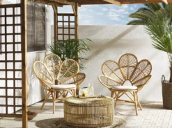 Altansæt med puder FLORENTINE / LIMNI Rattan Beige