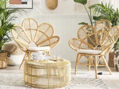 Altansæt med puder FLORENTINE / LIMNI Rattan Beige