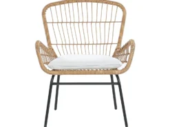 Altansæt med puder LABICO PE-rattan Lysebrun