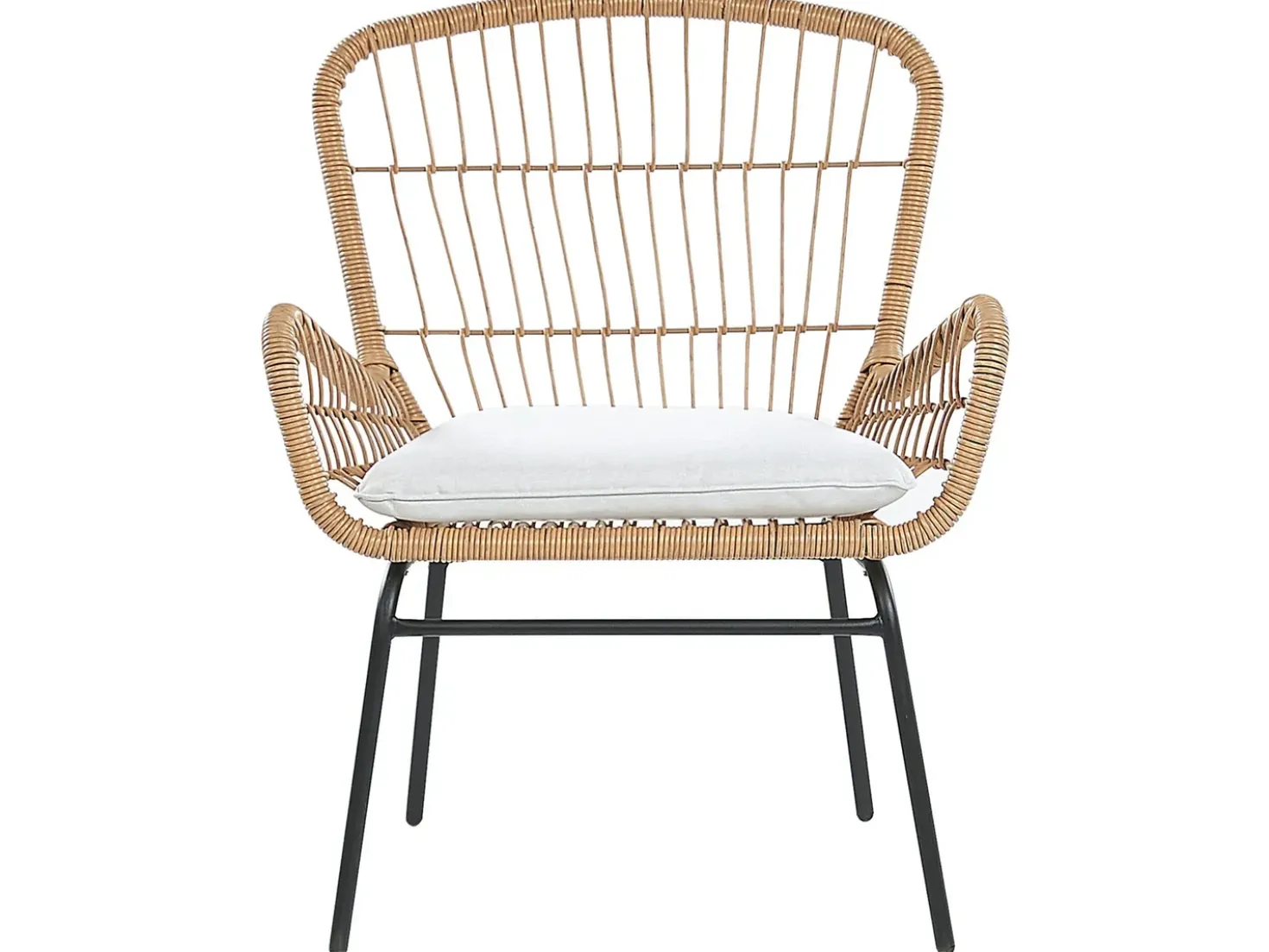 Altansæt med puder LABICO PE-rattan Lysebrun