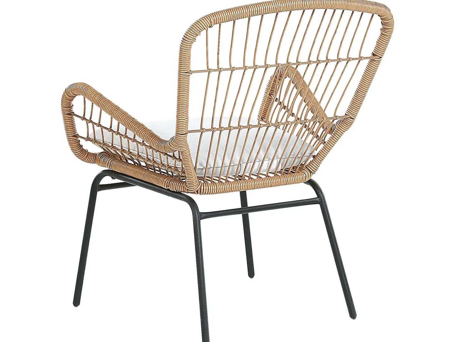 Altansæt med puder LABICO PE-rattan Lysebrun