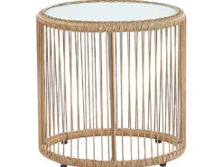 Altansæt med puder LABICO PE-rattan Lysebrun