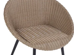 Altansæt med puder ORTIGIA PE-rattan Lys Beige Beige