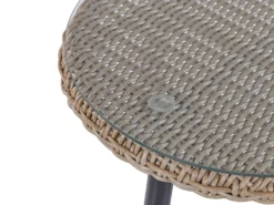 Altansæt med puder ORTIGIA PE-rattan Lys Beige Beige