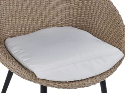 Altansæt med puder ORTIGIA PE-rattan Lys Beige Beige