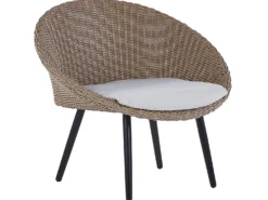 Altansæt med puder ORTIGIA PE-rattan Lys Beige Beige
