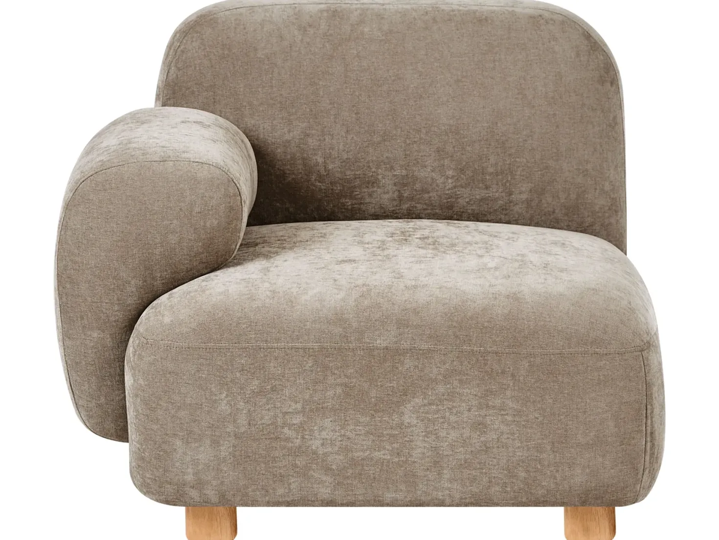 AMLI Hjørnemodul Højrevendt Beige