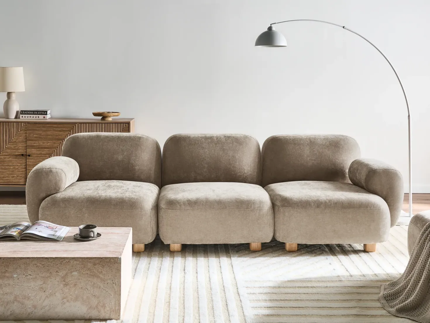 AMLI 3 personers Modulsofa Beige