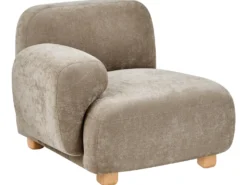 AMLI 3 personers Modulsofa Beige med fodskammel
