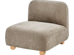 AMLI 3 personers Modulsofa Beige med fodskammel