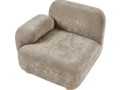 AMLI 3 personers Modulsofa Beige med fodskammel