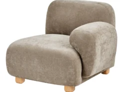 AMLI 3 personers Modulsofa Beige med fodskammel