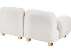 AMLI 2 personers Modulsofa Cremehvid Boucle