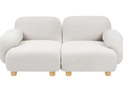 AMLI 2 personers Modulsofa Cremehvid Boucle