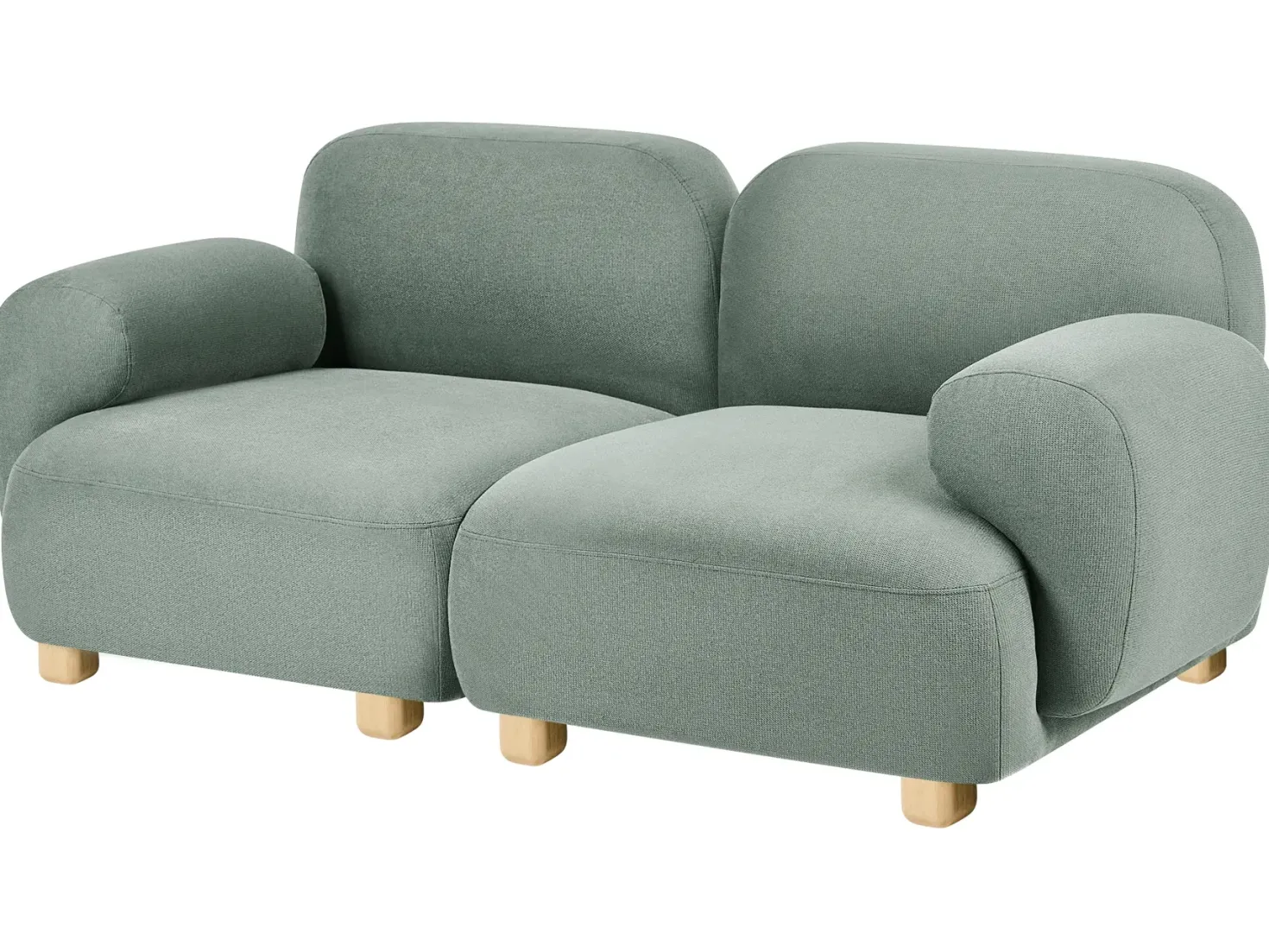 AMLI 2 personers Modulsofa Lysegrøn