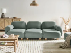 AMLI 3 personers Modulsofa Lysegrøn