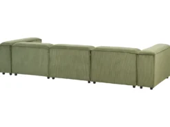 ARDAL 4 personers Hjørnesofa modul Venstrevendt Grøn Fløjl