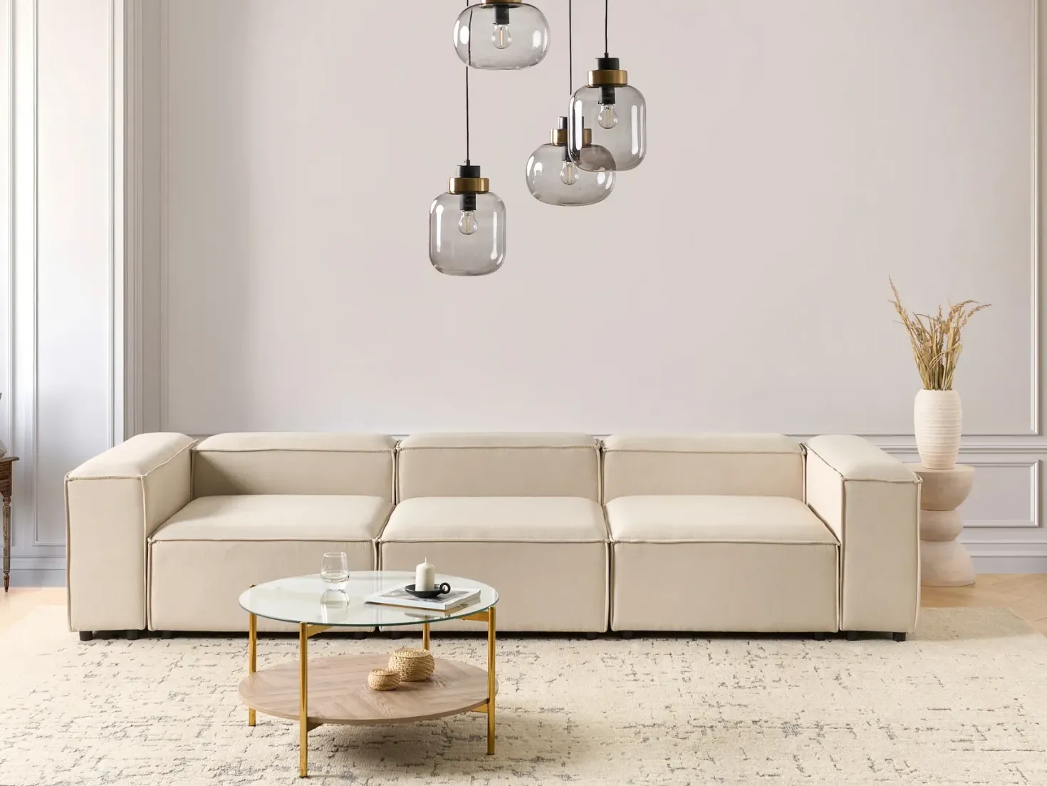 ARDAL 3 personers Modulsofa Beige