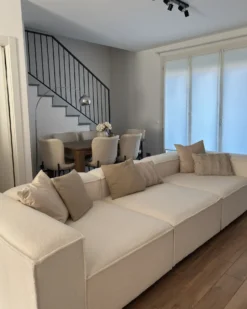 ARDAL 3 personers Modulsofa Cremehvid Boucle