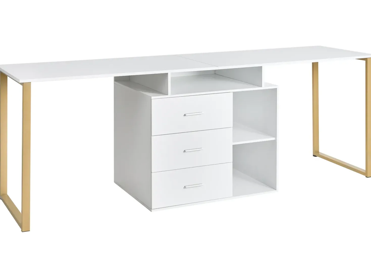 ASHMORE Hvid 165/220 cm 55 cm