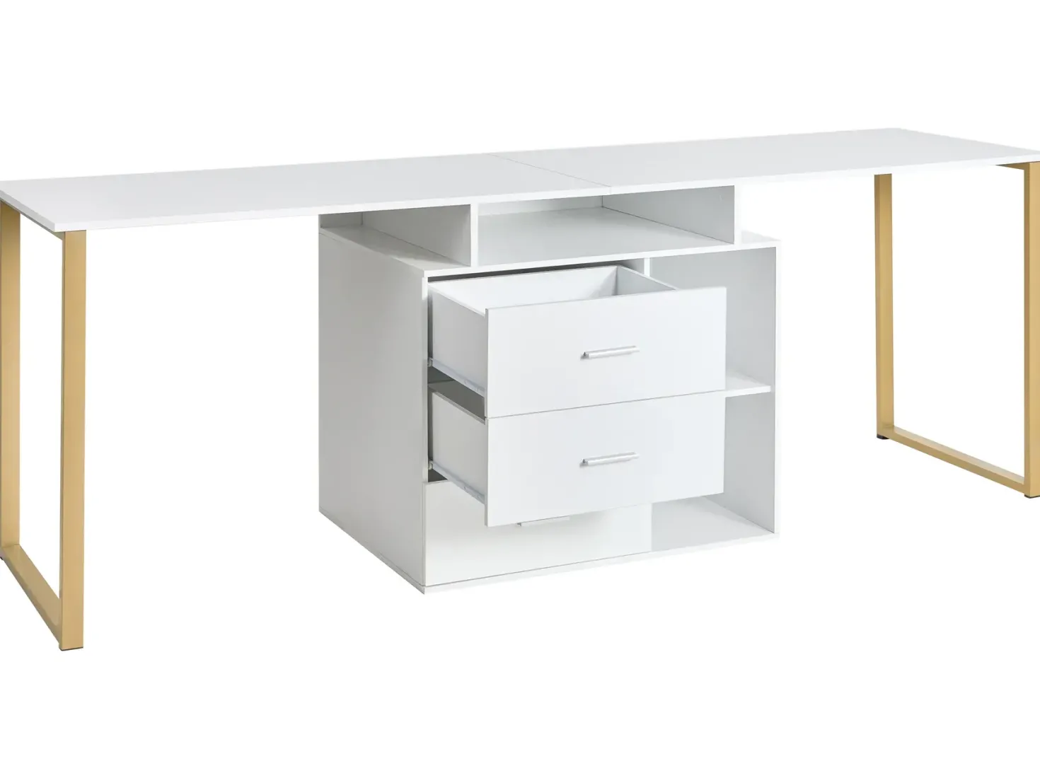 ASHMORE Hvid 165/220 cm 55 cm