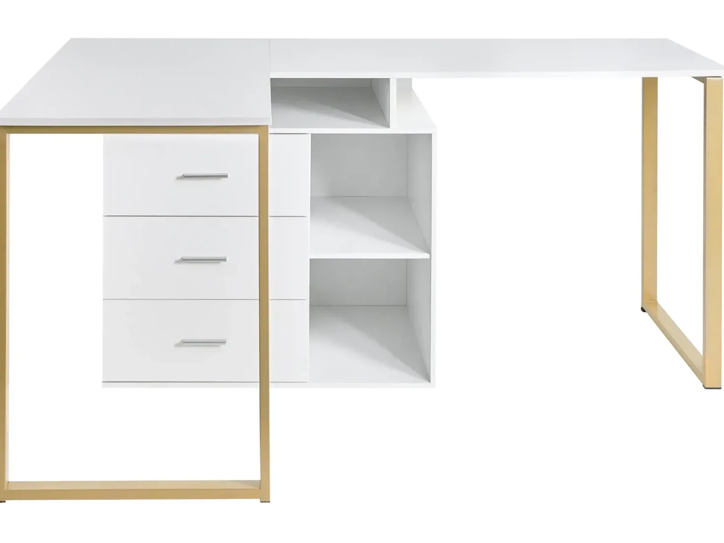 ASHMORE Hvid 165/220 cm 55 cm