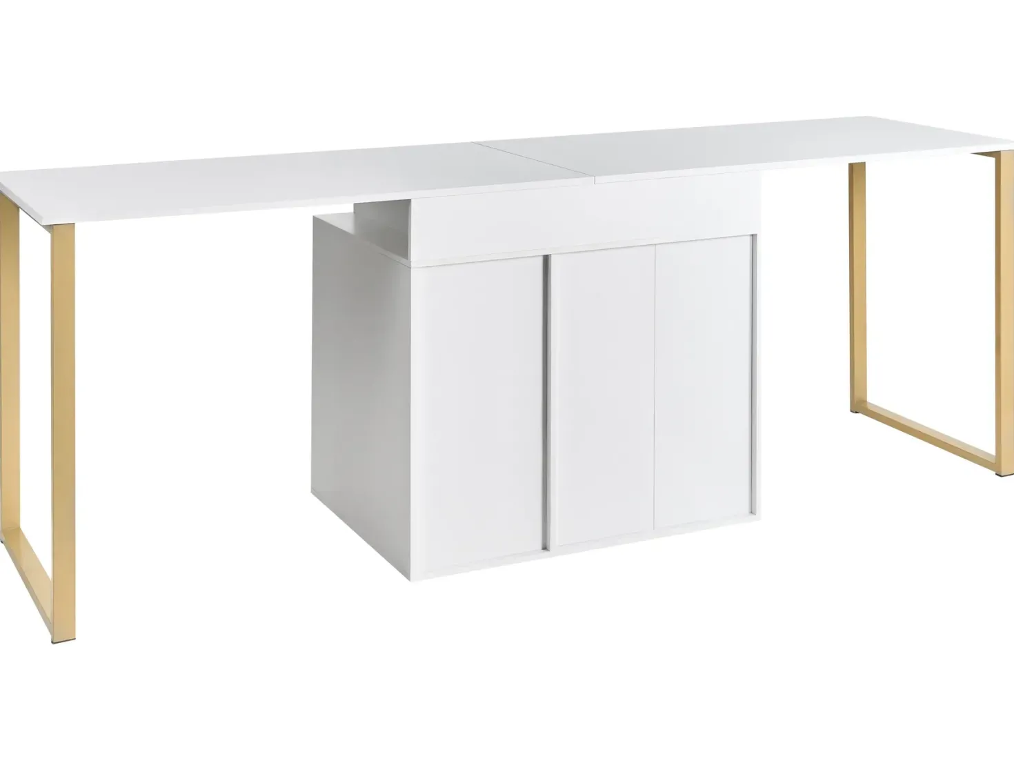 ASHMORE Hvid 165/220 cm 55 cm