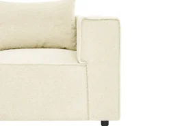AXEBO 4 personers Hjørnesofa modul Venstrevendt Cremehvid Boucle