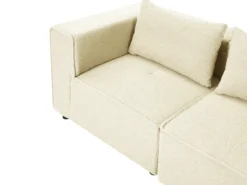 AXEBO 2 personers Modulsofa Cremehvid Boucle