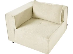 AXEBO 2 personers Modulsofa Cremehvid Boucle