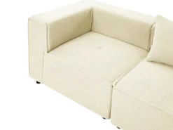 AXEBO 2 personers Modulsofa Cremehvid Boucle
