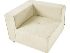 AXEBO 2 personers Modulsofa Cremehvid Boucle