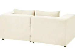 AXEBO 2 personers Modulsofa Cremehvid Boucle