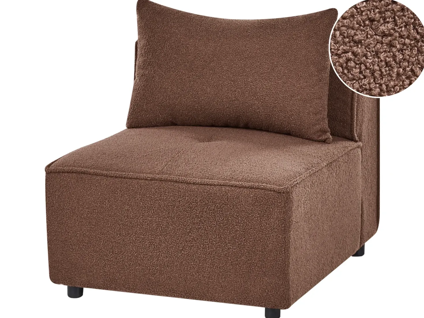 AXEBO Stol Modul Brun Boucle