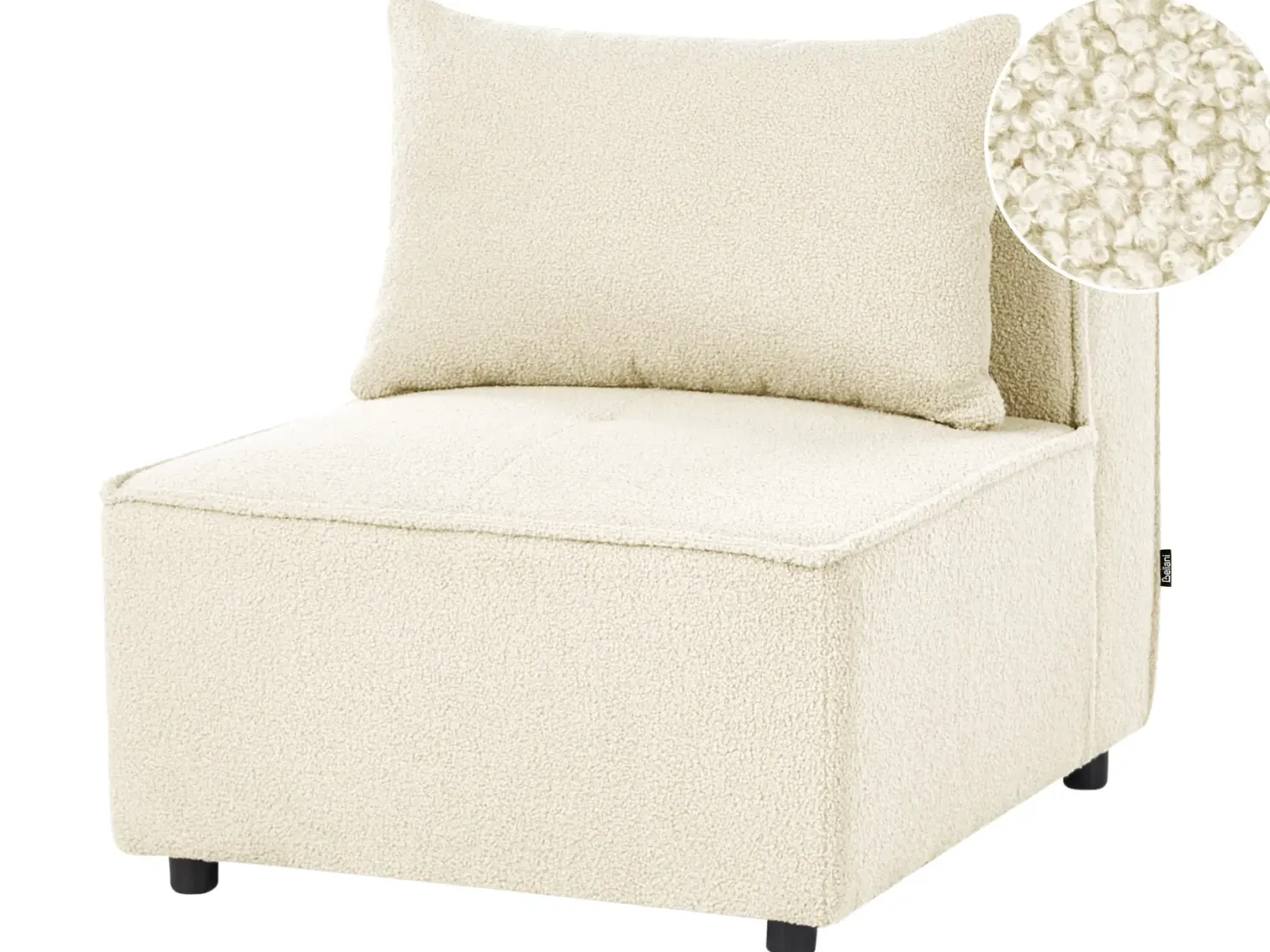 AXEBO Stol Modul Cremehvid Boucle