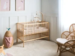 Babyseng Fyretræ BELENGER 60 x 120 cm Lysebrun
