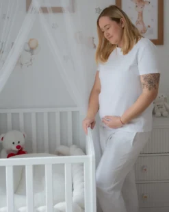 Babyseng Fyretræ KIAMA 70 x 130 cm Hvid