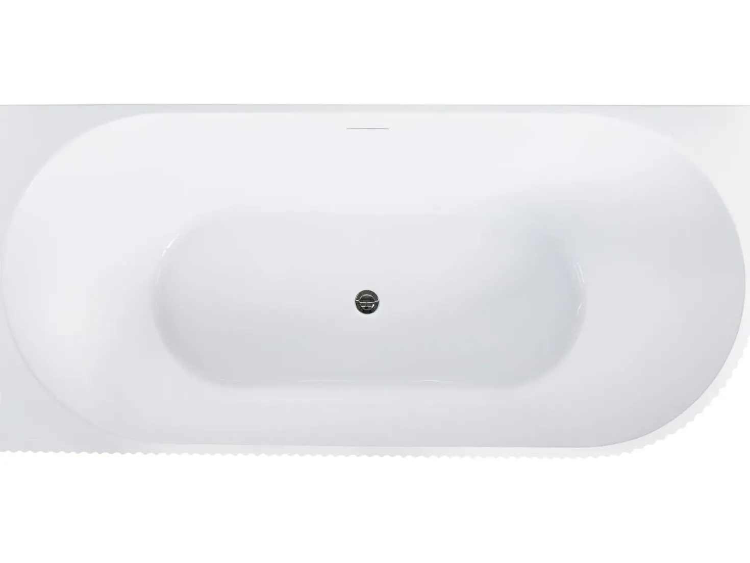 Badekar GOCTA Højrevendt 170 x 78 cm Hvid