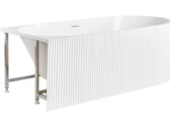 Badekar GOCTA Højrevendt 170 x 78 cm Hvid