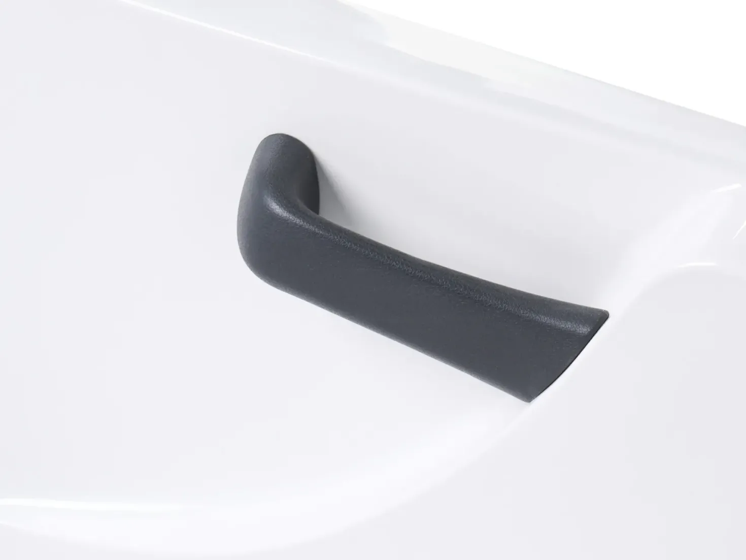 Badekar med massage SAYULA Højrevendt 170 x 80 cm Hvid