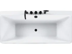 Badekar QUATRE 170 x 75 cm Hvid