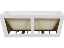 Badekar HASSEL 170 x 80 cm Hvid